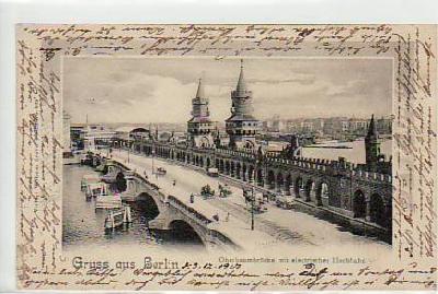 Berlin Mitte Oberbaumbrücke Hochbahn 1901