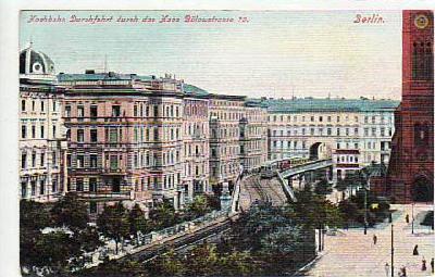 Berlin Schöneberg Hochbahn Bülowstrasse 1905