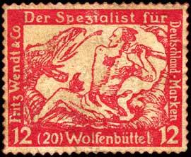 Briefmarkenhandel Fritz Wendt & Co - Wolfenbüttel