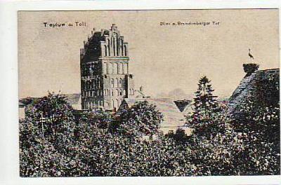 Altentreptow Treptow an der Tollense Brandenburger Tor ca 1910