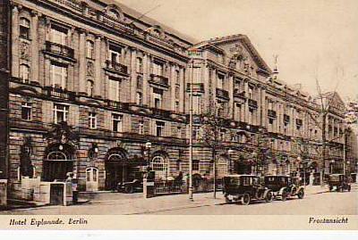 Berlin Tiergarten Hotel Esplanade 1930 mit Brief