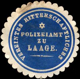 Vereintes Ritterschaftliches Polizeiamt zu Laage