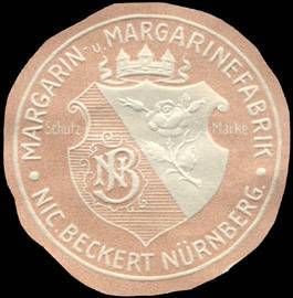 Margarin - und Margarinefabrik Nic. Beckert - Nürnberg