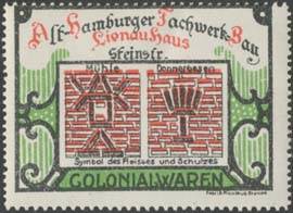 Alt Hamburger Fachwerkbau - Colonialwaren
