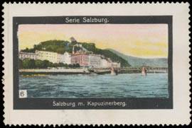 Salzburg mit Kapuzinerberg