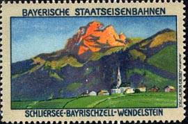 Bayerische Staatseisenbahnen Schliersee - Bayrischzell - Wendelstein