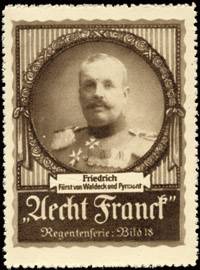 Friedrich - Fürst von Waldeck und Pyrmont