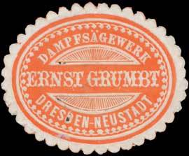 Dampfsägewerk Ernst Grumbt Dresden-Neustadt