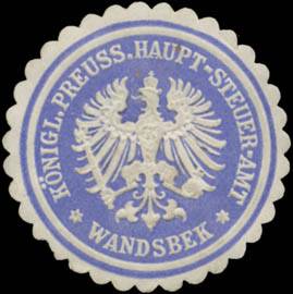 K.Pr. Haupt-Steuer-Amt Wandsbek