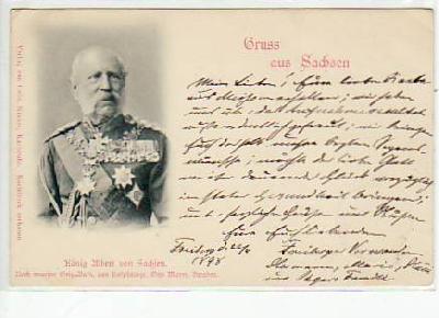 Adel Monarchie König Albert von Sachsen 1898