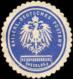 Kaiserlich Deutsches Postamt - Neubrandenburg (Mecklenburg)