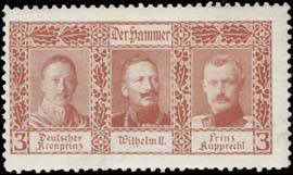 Deutscher Kronprinz, Kaiser Wilhelm II., Prinz Rupprecht