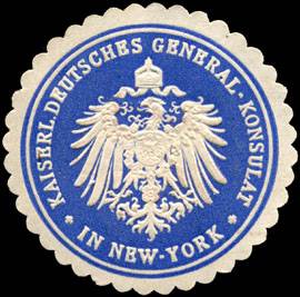 Kaiserliches Deutsches General - Konsulat in New - York