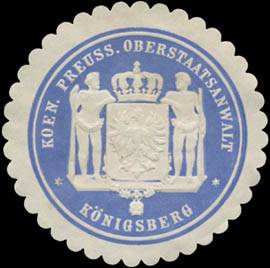 K.Pr. Oberstaatsanwalt Königsberg/Preußen