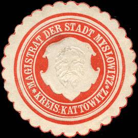 Magistrat der Stadt Myslowitz - Kreis : Kattowitz