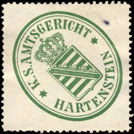 Königlich Sächsische Amtsgericht - Hartenstein