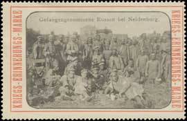 Gefangengenommene Russen bei Neidenburg