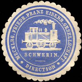 Direction Mecklenburgische Friedrich Franz Eisenbahn Gesellschaft - Schwerin
