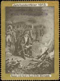 Napoleon in der Nacht vom 18/19.10. 1813 in Leipzig