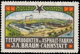 Fabrikansicht Teerprodukten und Asphalt-Fabrik