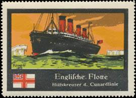 Englische Flotte Hilfskreuzer der Cunardlinie