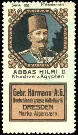 Abbas Hilmi II. Khedive von Ägypten