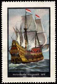 Holländisches Kriegsschiff 1670