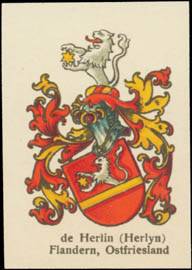 de Herlin (Herlyn) Wappen