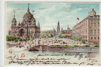 AK Halt gegen das Licht Berlin Mitte 1901