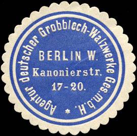Agentur deutscher Grobblech - Walzwerke GmbH Berlin