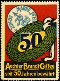 Aechter Brandt Caffee seit 50 Jahren bewährt