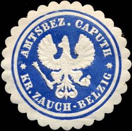 Amtsbezirk Caputh Kreis Zauch - Belzig