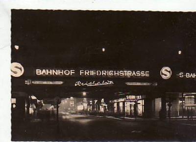 Berlin Mitte Friedrichstraße Bahnhof 1963