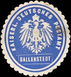 Kaiserliches Deutsches Postamt - Ballenstedt