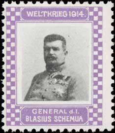 General Blasius Schemua