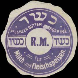 Judaika-Pflanzen-Butter-Margarine
