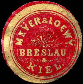 Meyer & Loewy - Breslau & Kiel