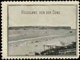Helgoland von der Düne