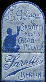 E.G. Cacao ist Sarottis bestes Cacao-Pulver