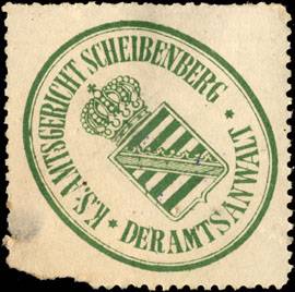 Königlich Sächsische Amtsgericht Scheibenberg - Der Amtsanwalt