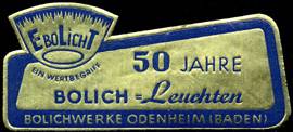 50 Jahre Bolich - Leuchten Ebolicht