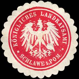 Königliches Landratsamt - Schlawe in Pommern