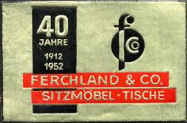 40 Jahre Ferchland & Co. Sitzmöbel - Tische