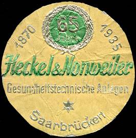 65 Jahre Heckel & Nonweiler Gesundheitstechnische Anlagen