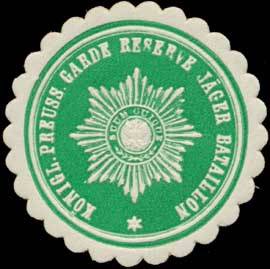 K.Pr. Garde Reserve Jäger Bataillon