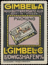 Gimbella bester Butterersatz nur ächt in dieser Packung