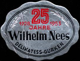 25 Jahre Wilhelm Nees Delikatess - Gurken