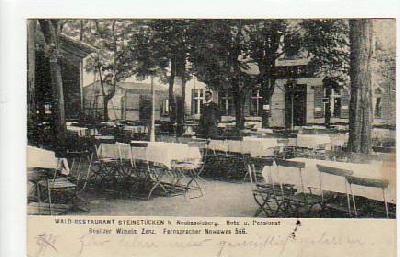 Potsdam Babelsberg Restaurant Steinstücken 1928