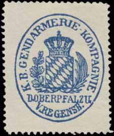 K.B. Gendarmerie-Kompagnie der Oberpfalz zu Regensburg