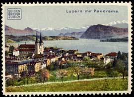 Luzern mit Panorama